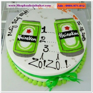 Bánh Sinh Nhật Hình Lon Bia Chai Rượu - LK30